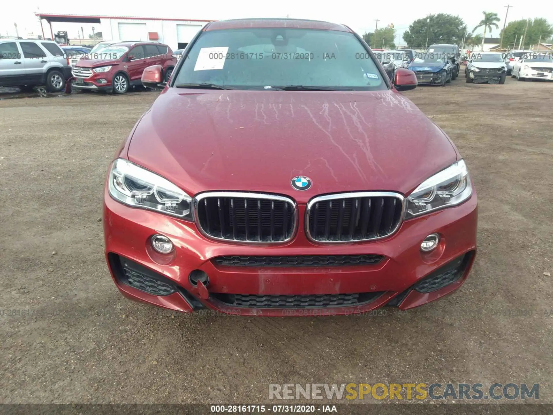6 fotografías del automóvil dañado 5UXKU0C56K0G92810 BMW X6 2019
