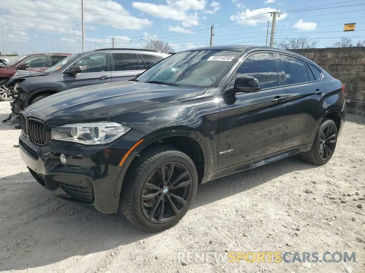 1 fotografías del automóvil dañado 5UXKU0C5XK0G92972 BMW X6 2019