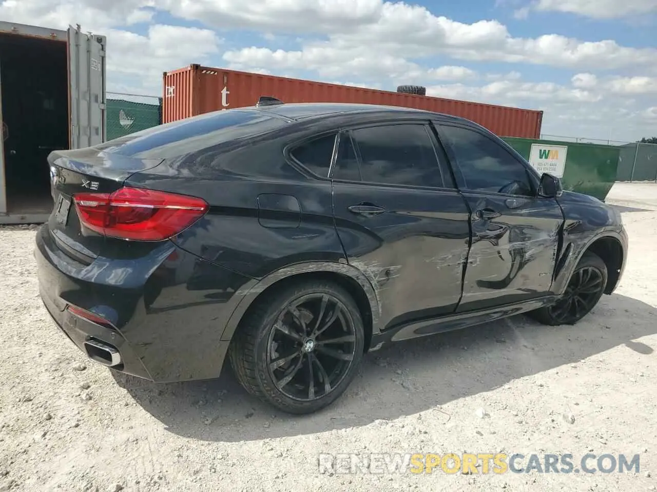 3 fotografías del automóvil dañado 5UXKU0C5XK0G92972 BMW X6 2019