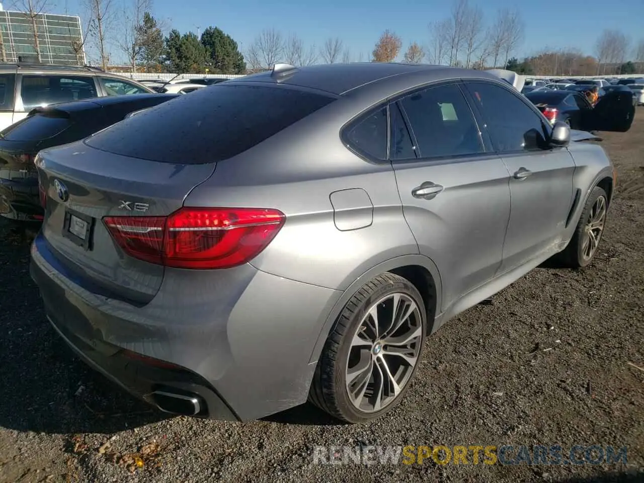4 fotografías del automóvil dañado 5UXKU2C52K0Z64553 BMW X6 2019