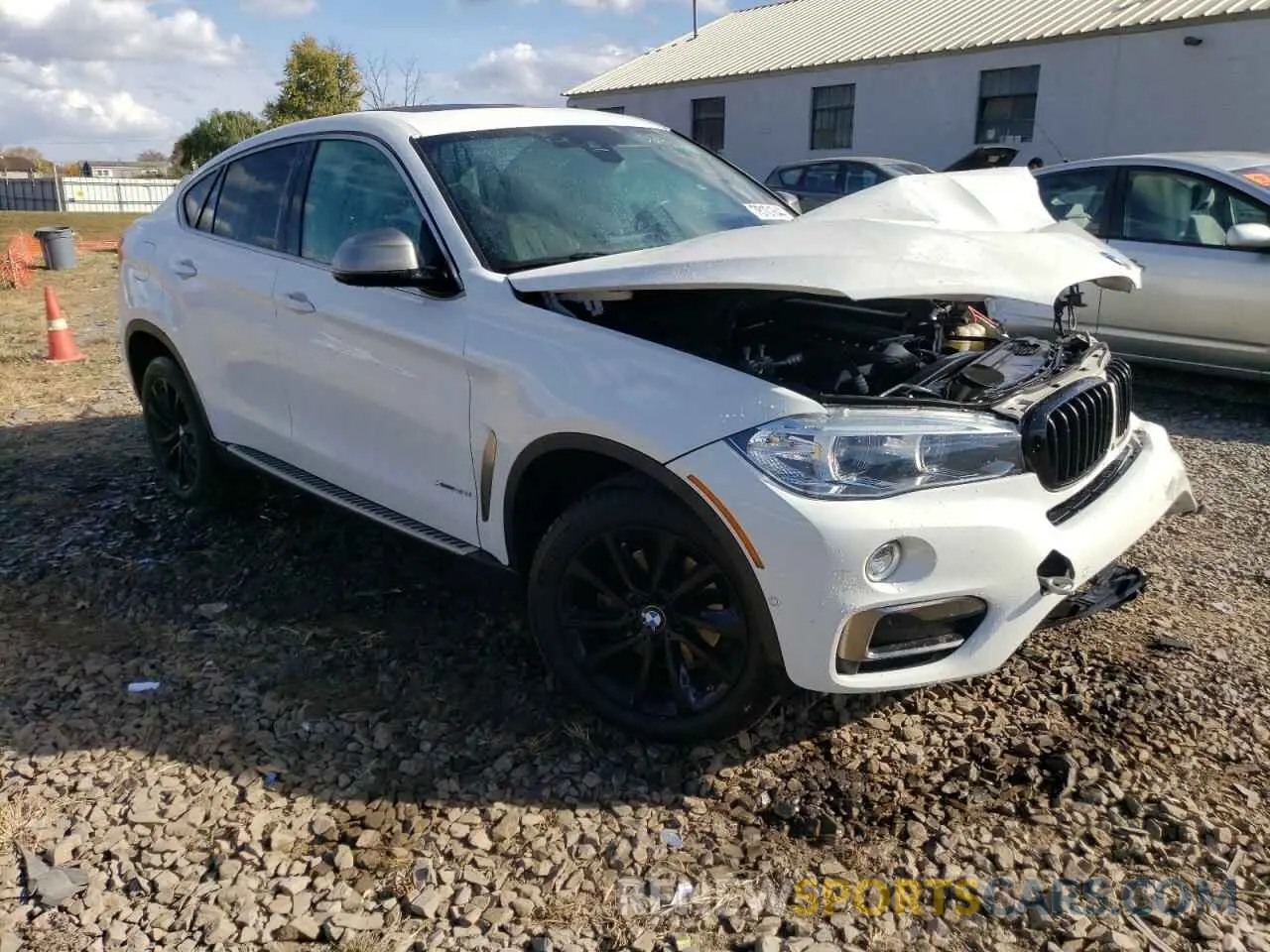 4 fotografías del automóvil dañado 5UXKU2C54K0Z65848 BMW X6 2019