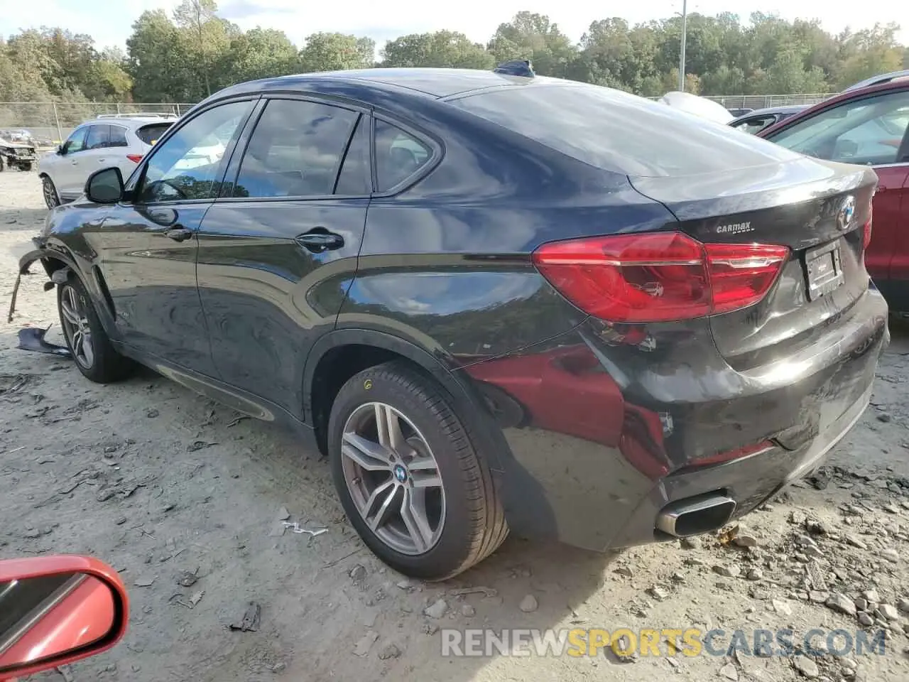 2 fotografías del automóvil dañado 5UXKU2C58K0Z63097 BMW X6 2019