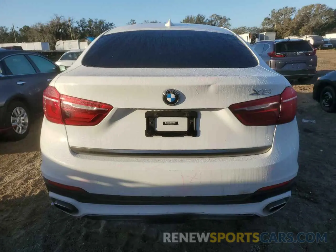 6 fotografías del automóvil dañado 5UXKU2C59K0Z63223 BMW X6 2019