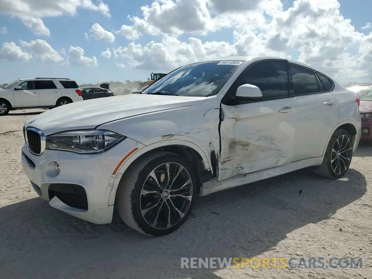 1 fotografías del automóvil dañado 5UXKU2C5XK0Z63599 BMW X6 2019