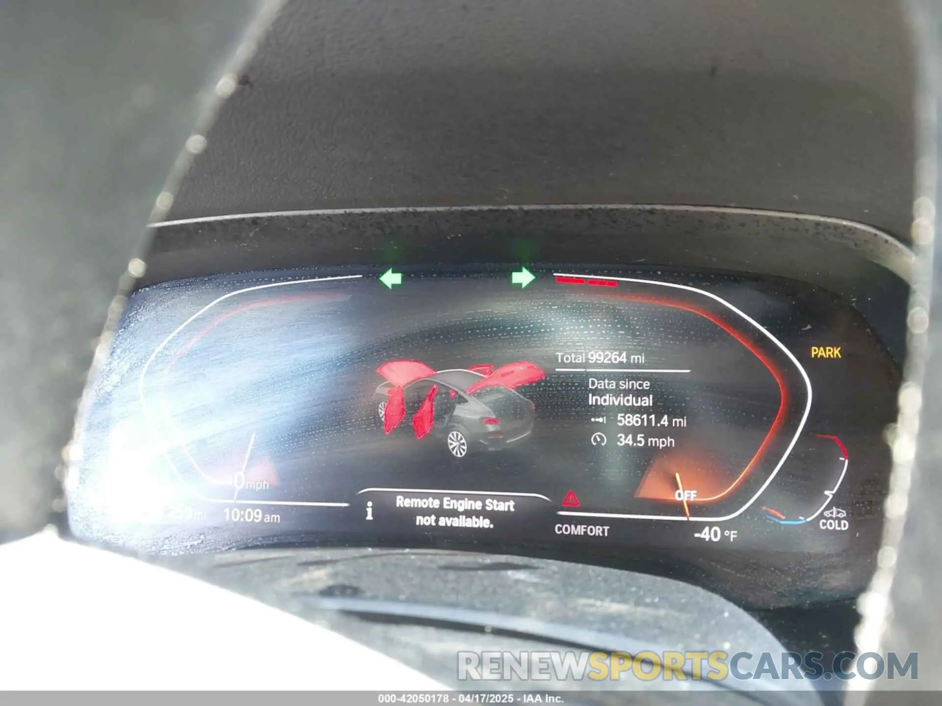 7 fotografías del automóvil dañado 5UXCY4C00L9D63232 BMW X6 2020