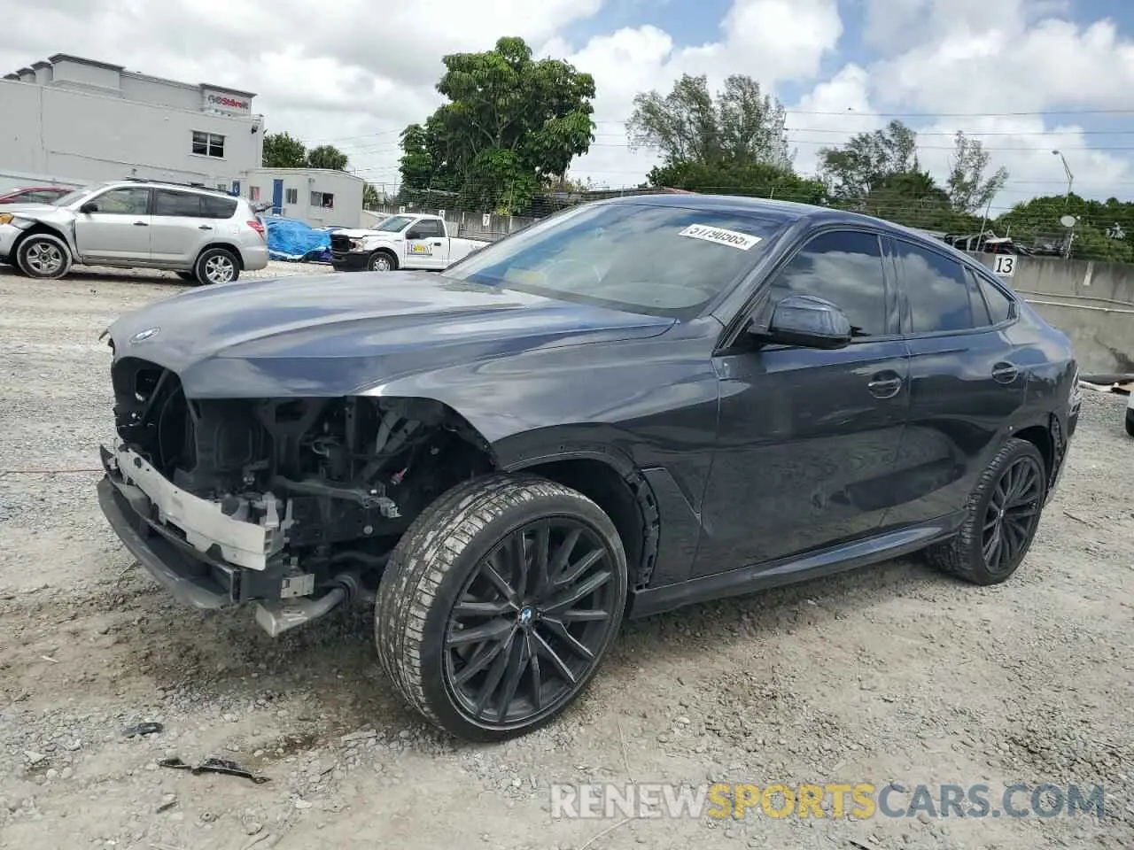 1 fotografías del automóvil dañado 5UXCY4C02L9C70471 BMW X6 2020