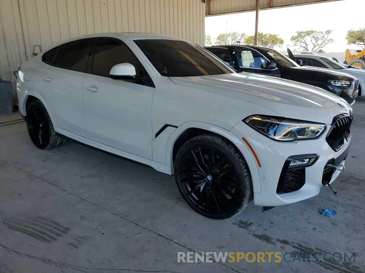 4 fotografías del automóvil dañado 5UXCY4C09L9C31523 BMW X6 2020