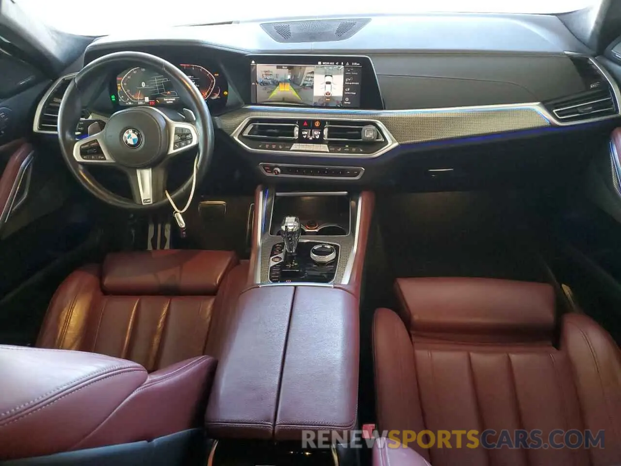 8 fotografías del automóvil dañado 5UXCY4C09L9C31523 BMW X6 2020