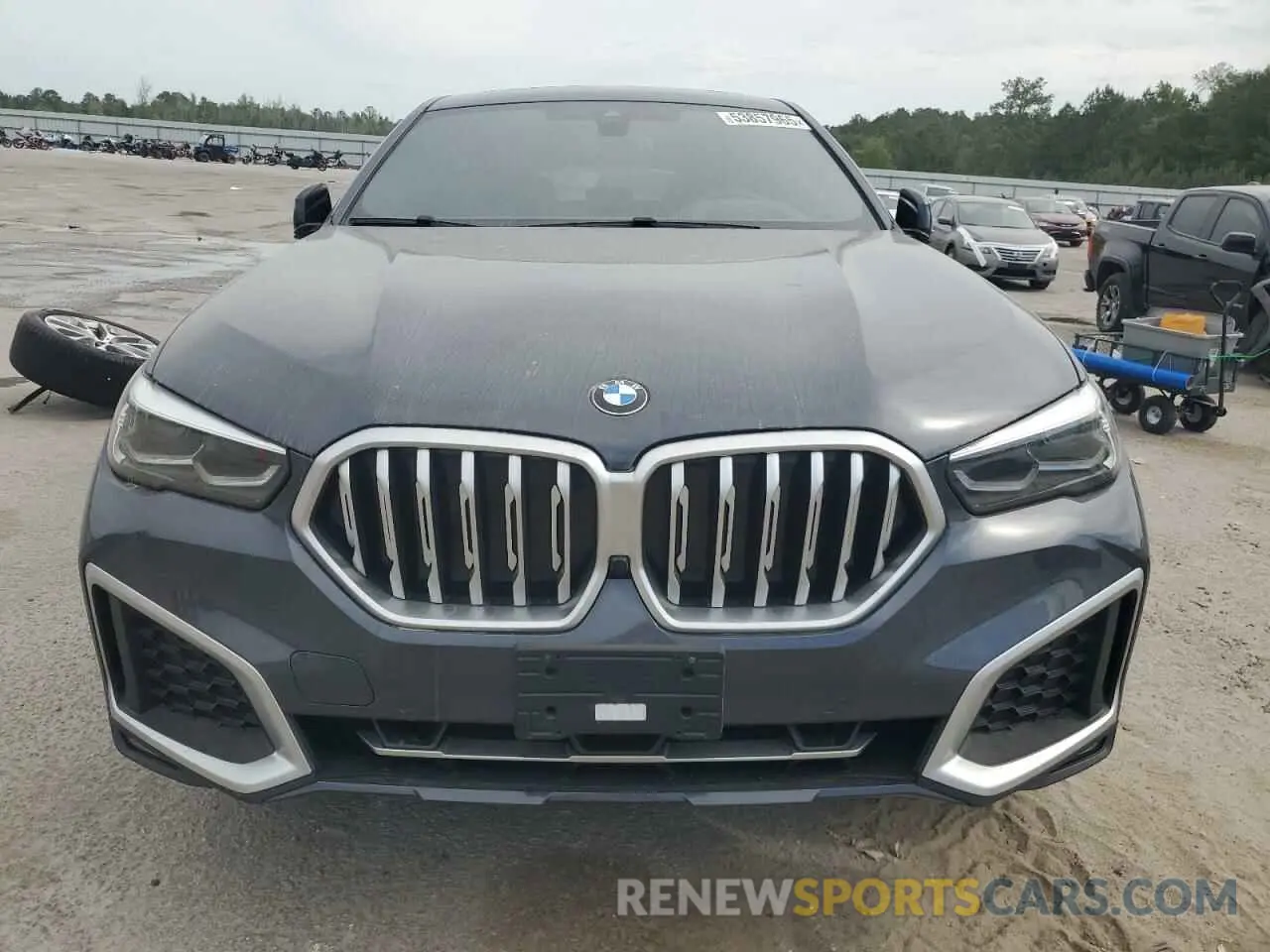 5 fotografías del automóvil dañado 5UXCY6C03L9B94299 BMW X6 2020