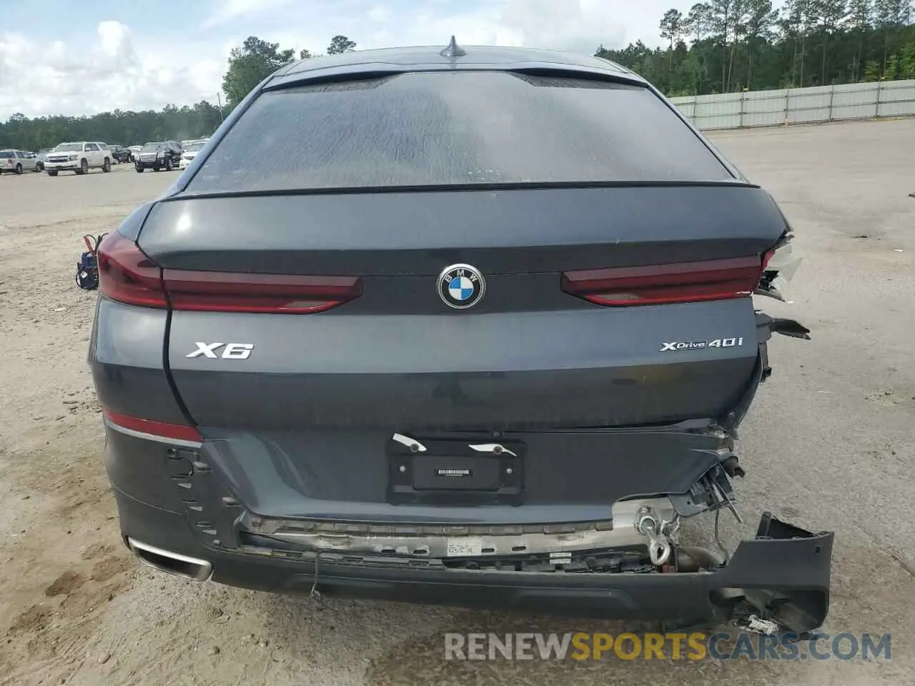 6 fotografías del automóvil dañado 5UXCY6C03L9B94299 BMW X6 2020