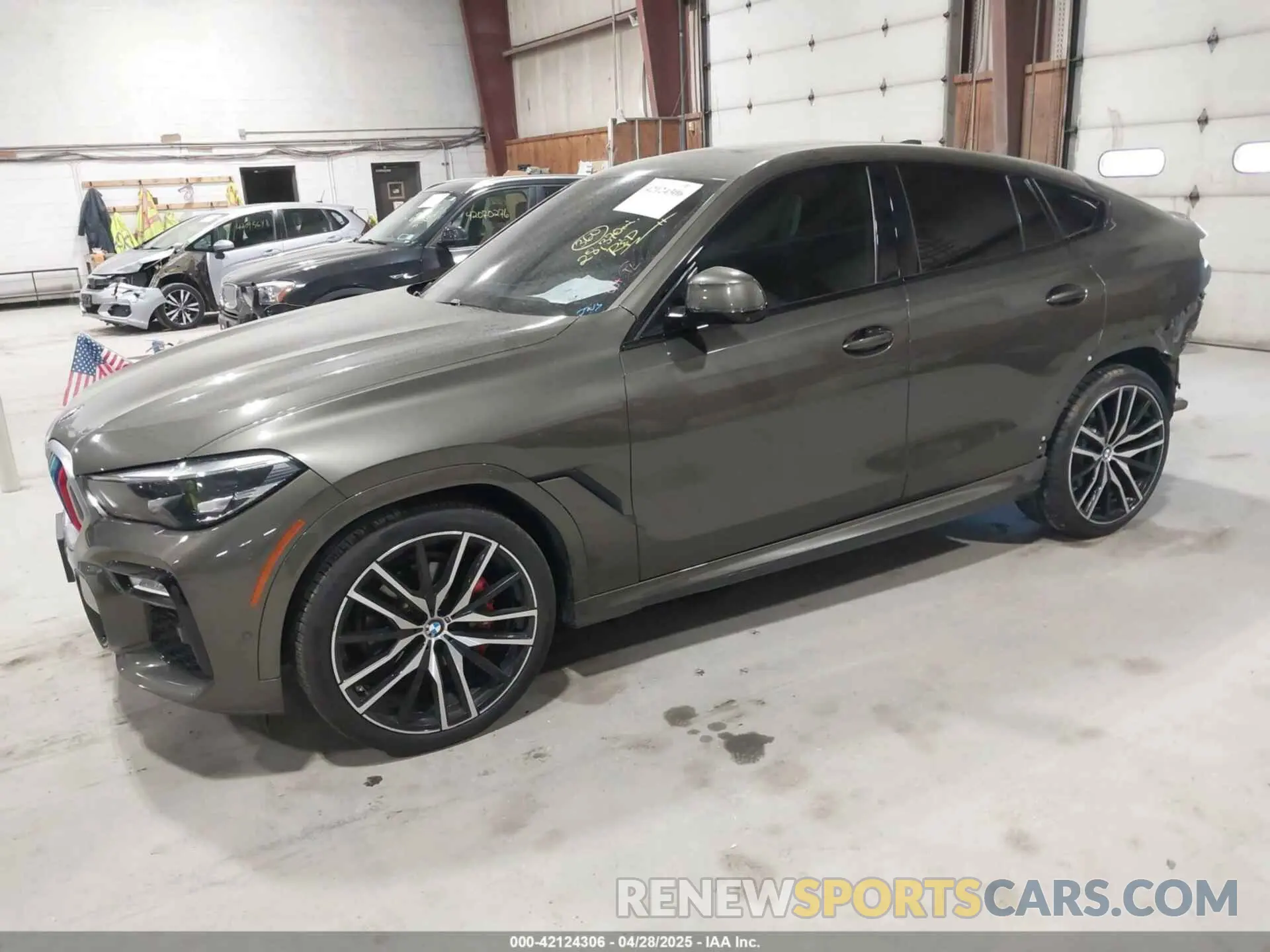 2 fotografías del automóvil dañado 5UXCY6C03L9D61602 BMW X6 2020