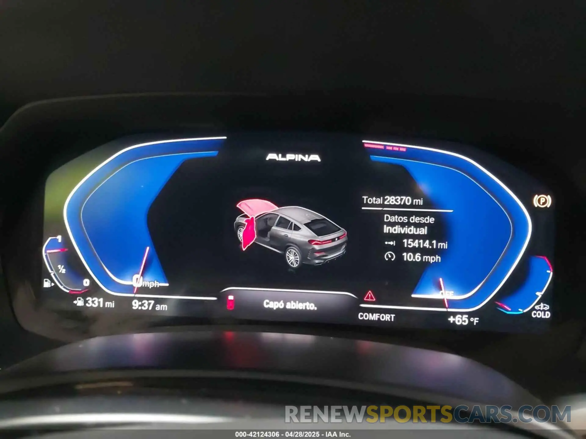 7 fotografías del automóvil dañado 5UXCY6C03L9D61602 BMW X6 2020