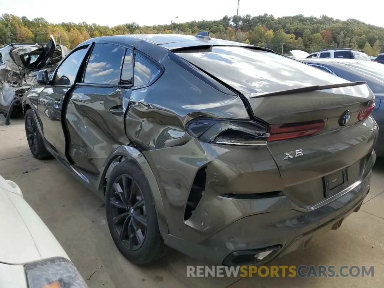 9 fotografías del automóvil dañado 5UXCY6C07L9C74754 BMW X6 2020