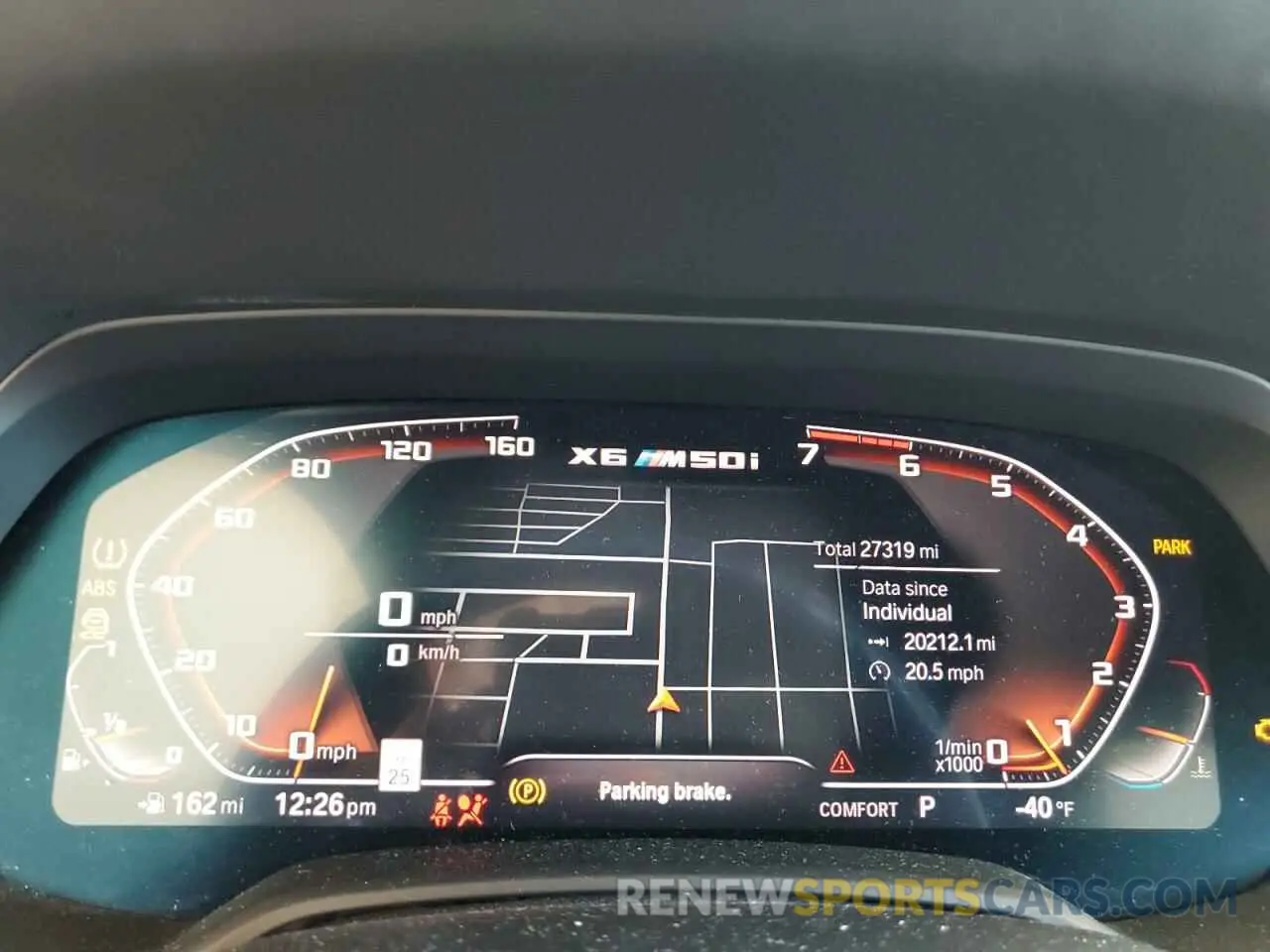 8 fotografías del automóvil dañado 5UXCY8C04L9C66512 BMW X6 2020