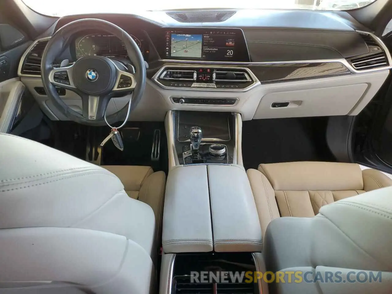 9 fotografías del automóvil dañado 5UXCY8C04L9C66512 BMW X6 2020