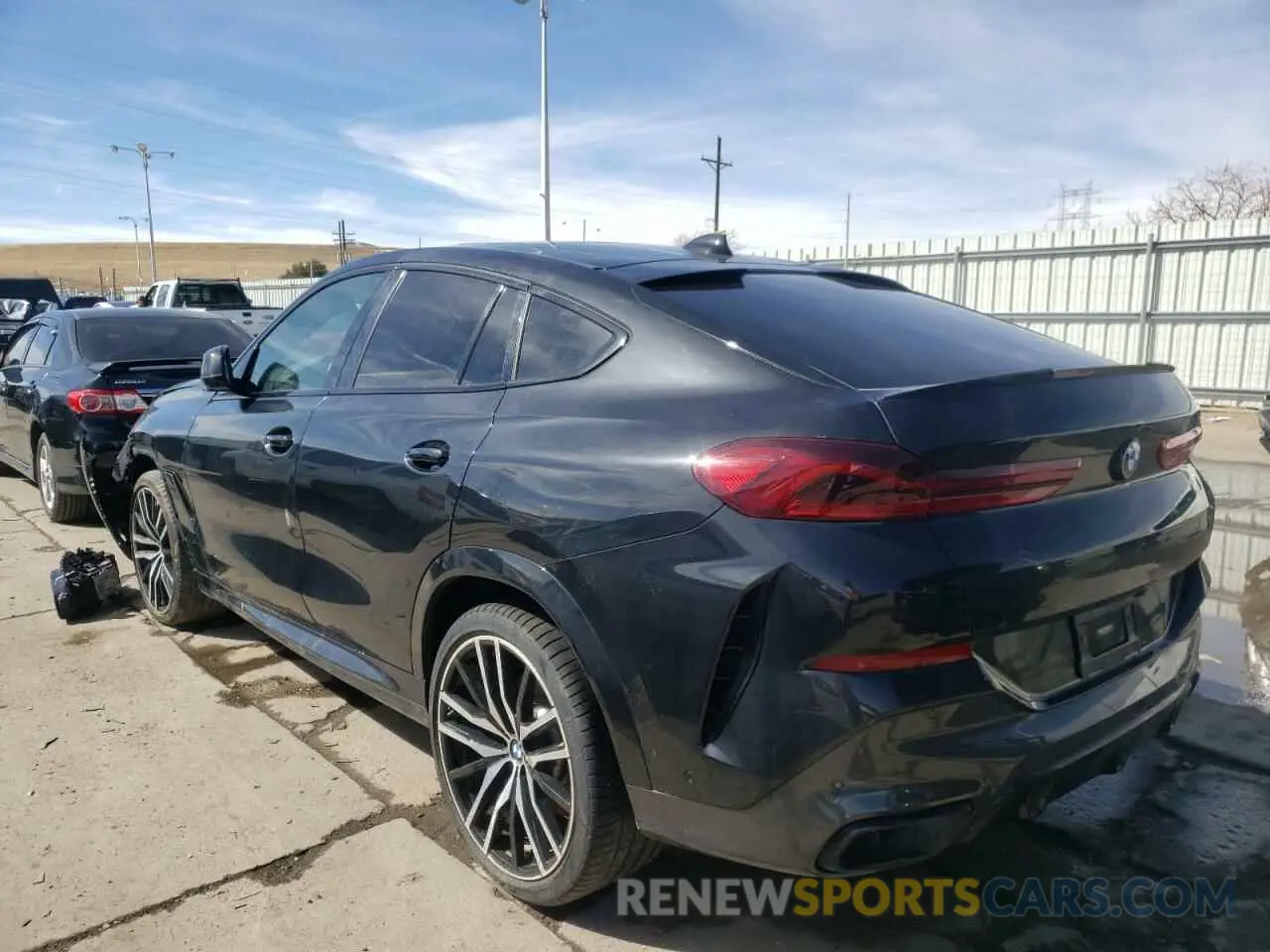 3 fotografías del automóvil dañado 5UXCY4C01M9D94085 BMW X6 2021