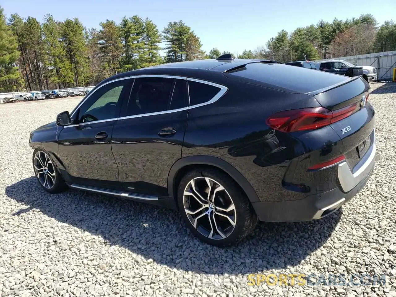 2 fotografías del automóvil dañado 5UXCY4C03M9H58300 BMW X6 2021