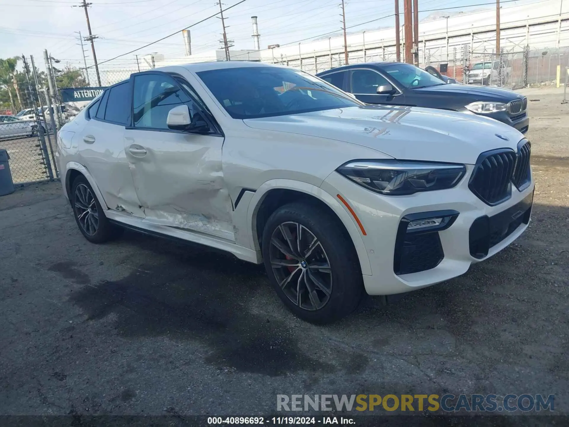1 fotografías del automóvil dañado 5UXCY4C08M9F88208 BMW X6 2021