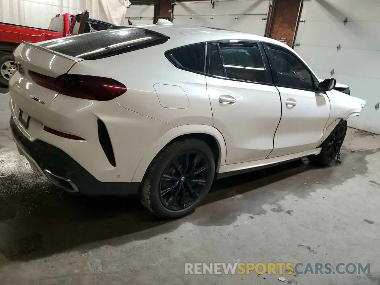3 fotografías del automóvil dañado 5UXCY6C00M9F16608 BMW X6 2021