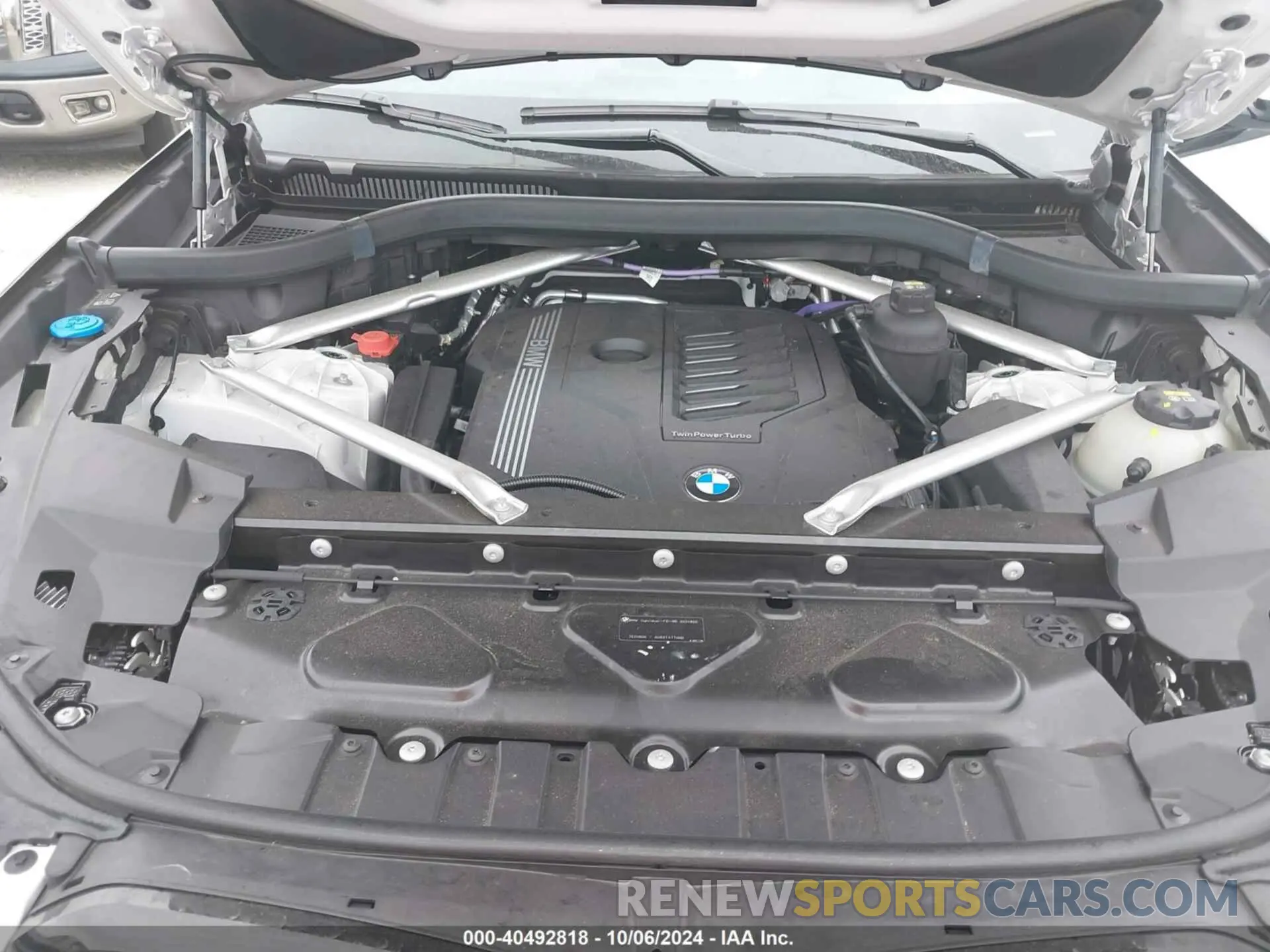 10 fotografías del automóvil dañado 5UXCY6C00M9G34898 BMW X6 2021