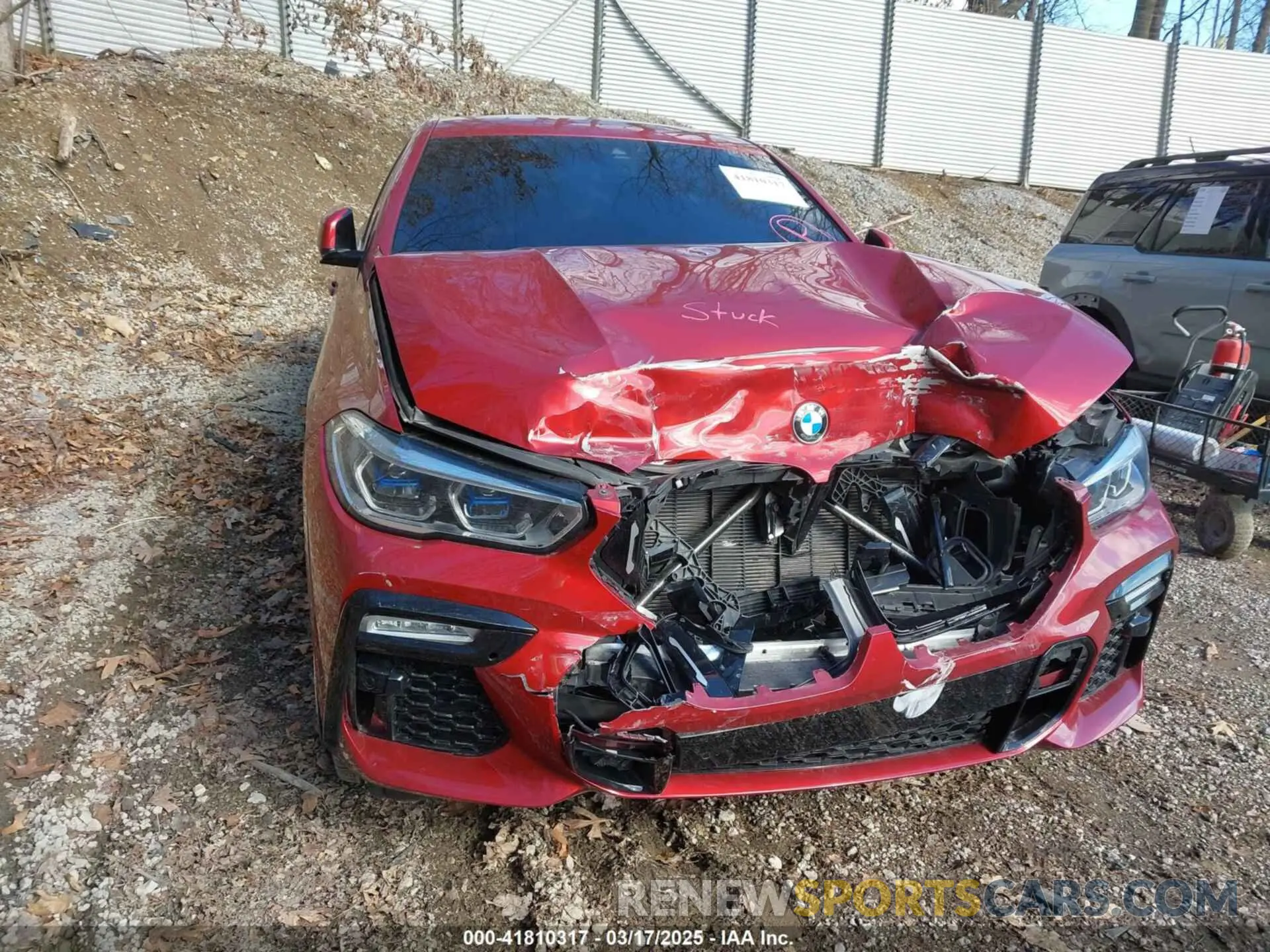6 fotografías del automóvil dañado 5UXCY6C01M9F72797 BMW X6 2021