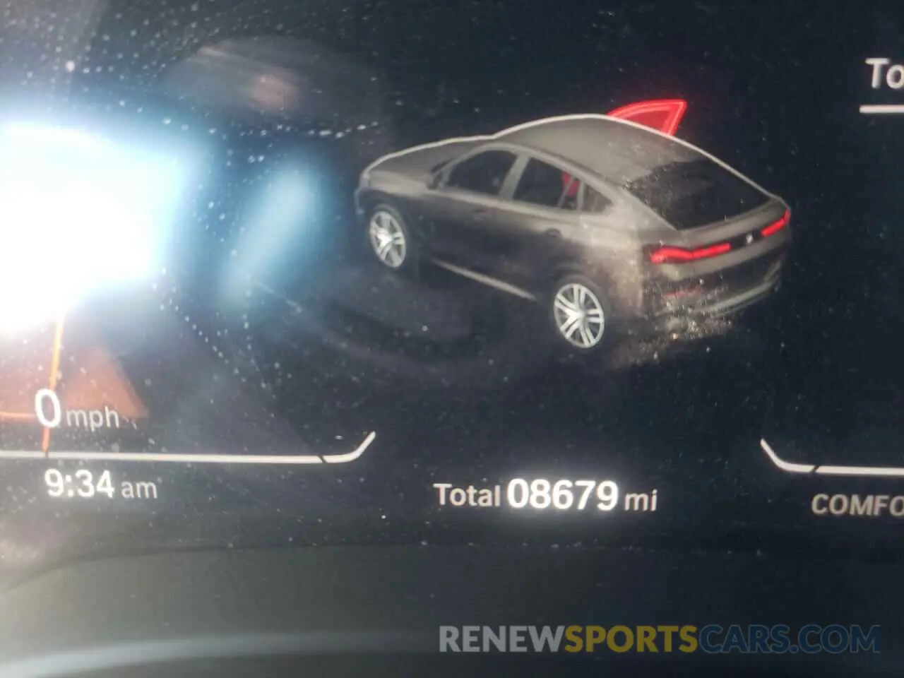 8 fotografías del automóvil dañado 5UXCY6C01M9H16378 BMW X6 2021