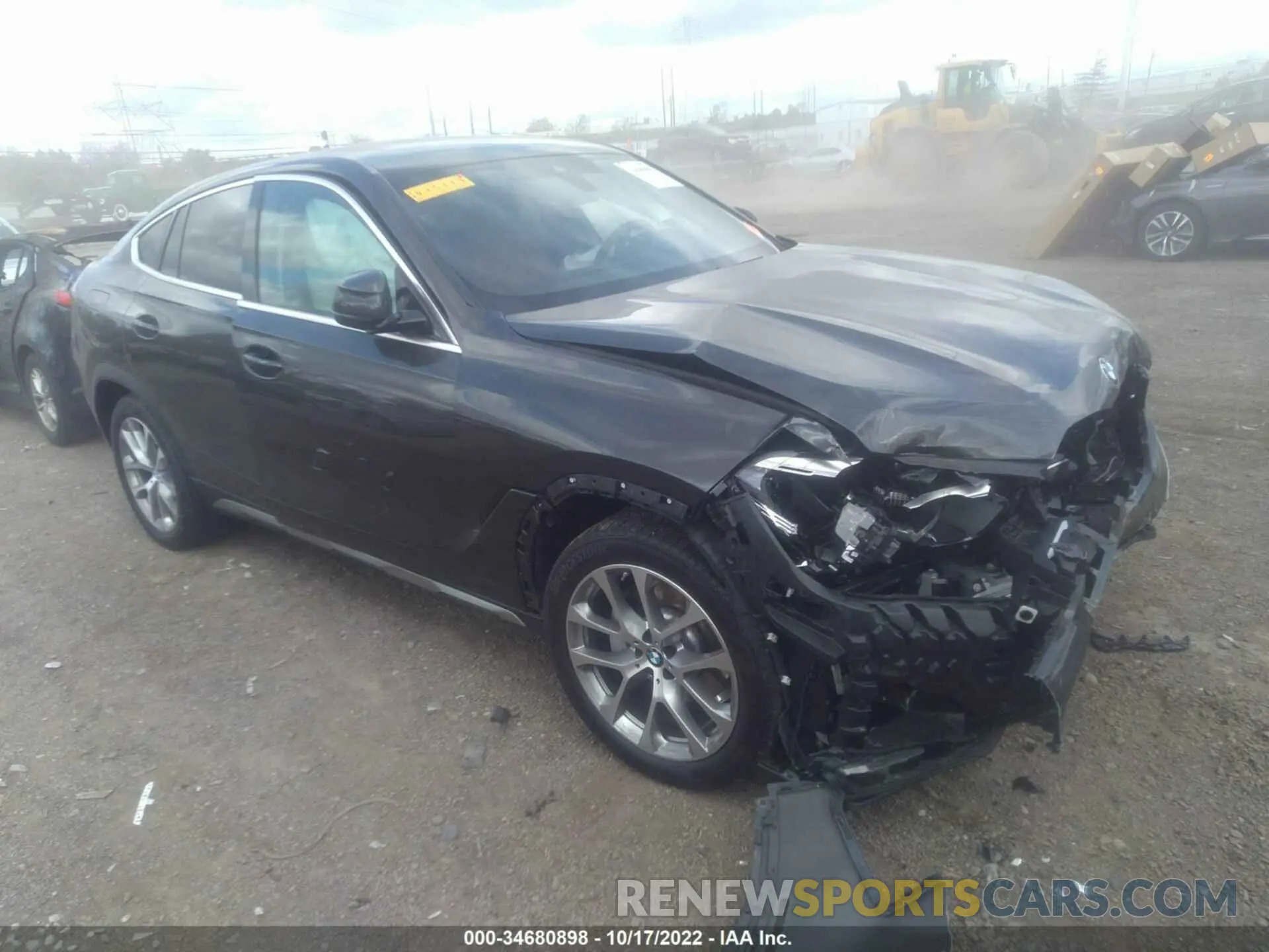 1 fotografías del automóvil dañado 5UXCY6C03M9D75114 BMW X6 2021