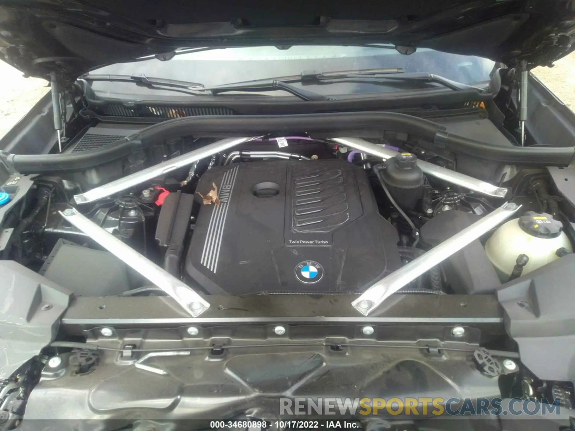 10 fotografías del automóvil dañado 5UXCY6C03M9D75114 BMW X6 2021
