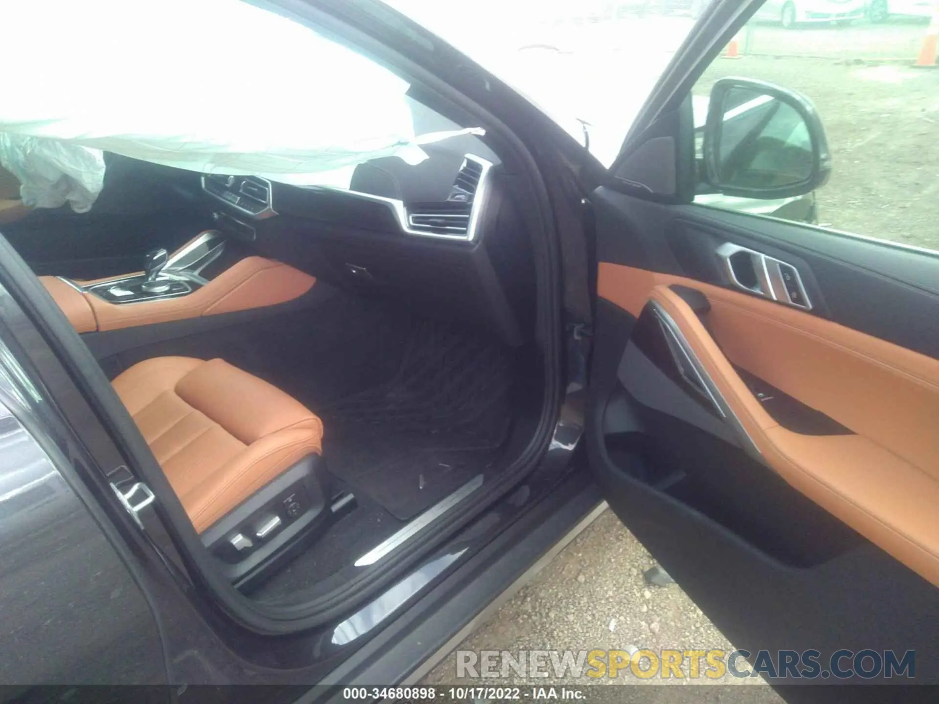 5 fotografías del automóvil dañado 5UXCY6C03M9D75114 BMW X6 2021