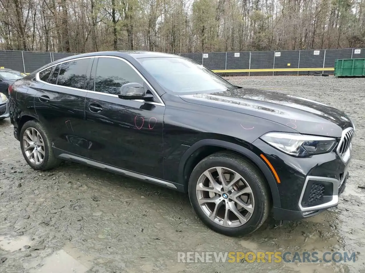 4 fotografías del automóvil dañado 5UXCY6C05M9G89833 BMW X6 2021