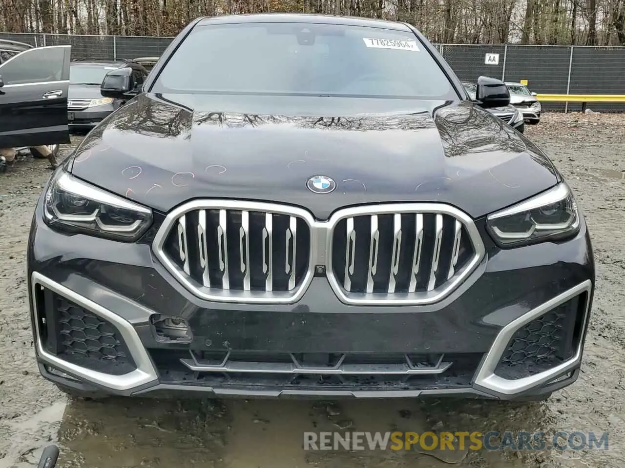 5 fotografías del automóvil dañado 5UXCY6C05M9G89833 BMW X6 2021