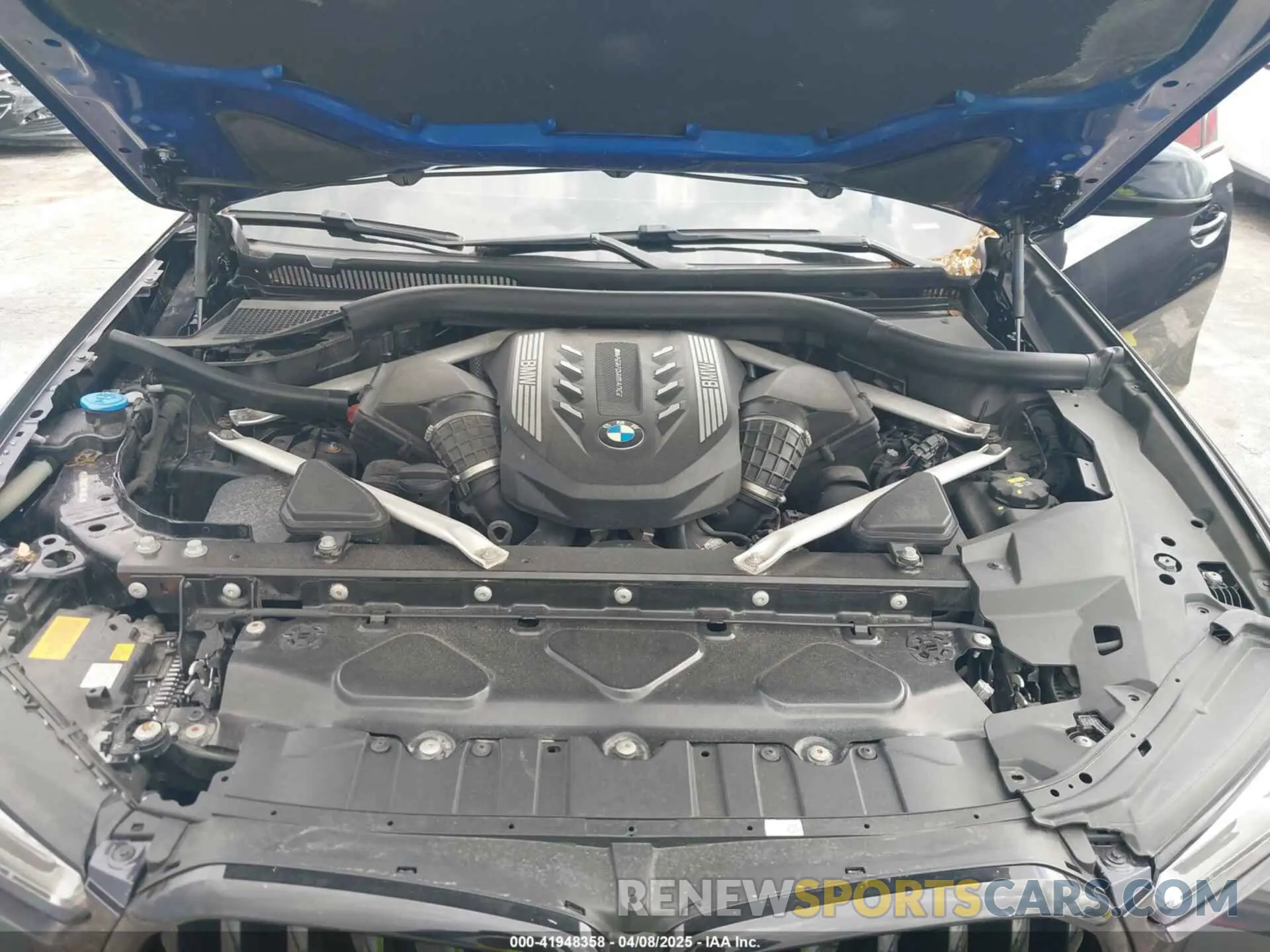 10 fotografías del automóvil dañado 5UXCY8C06M9E18534 BMW X6 2021