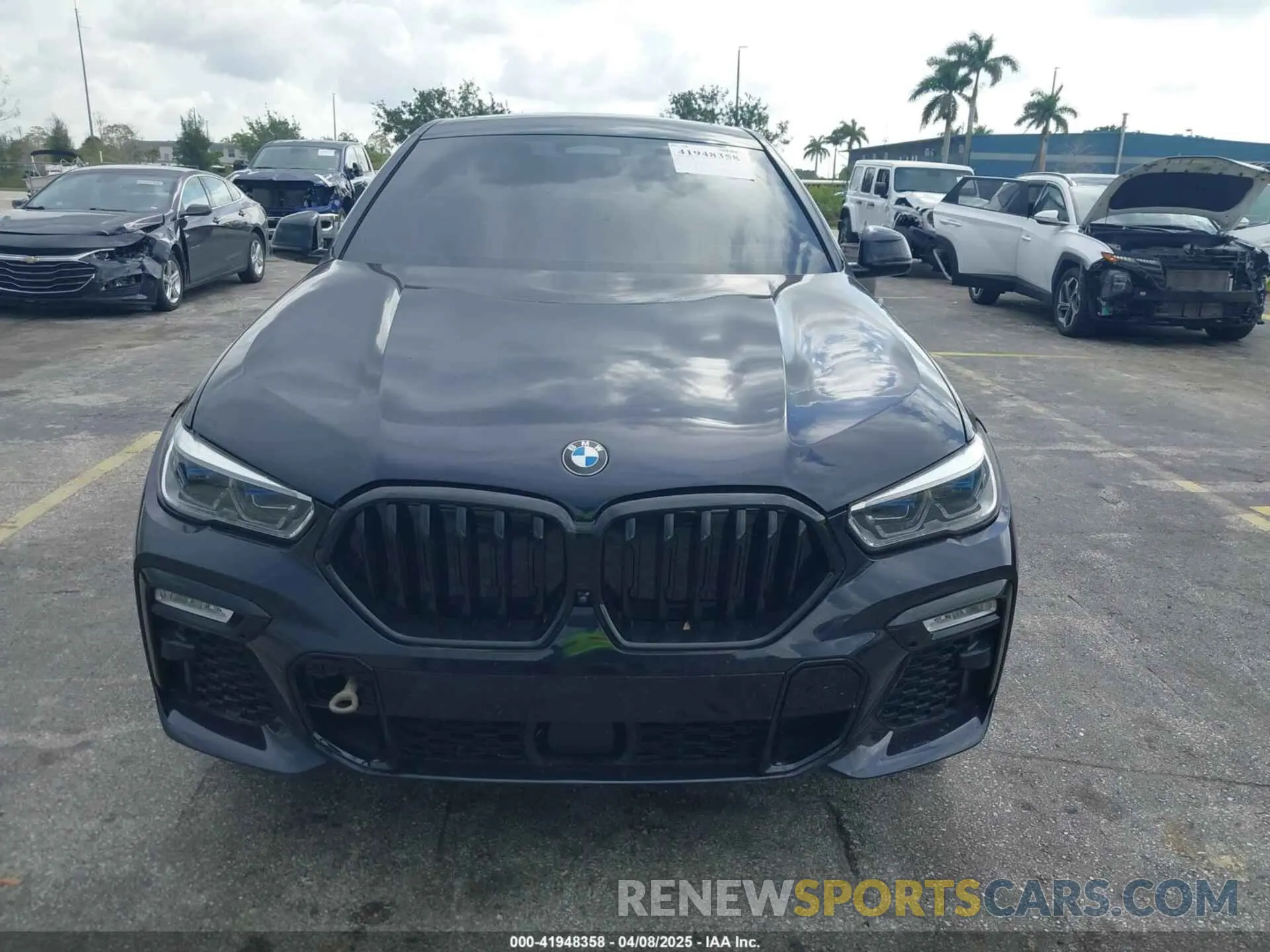 11 fotografías del automóvil dañado 5UXCY8C06M9E18534 BMW X6 2021