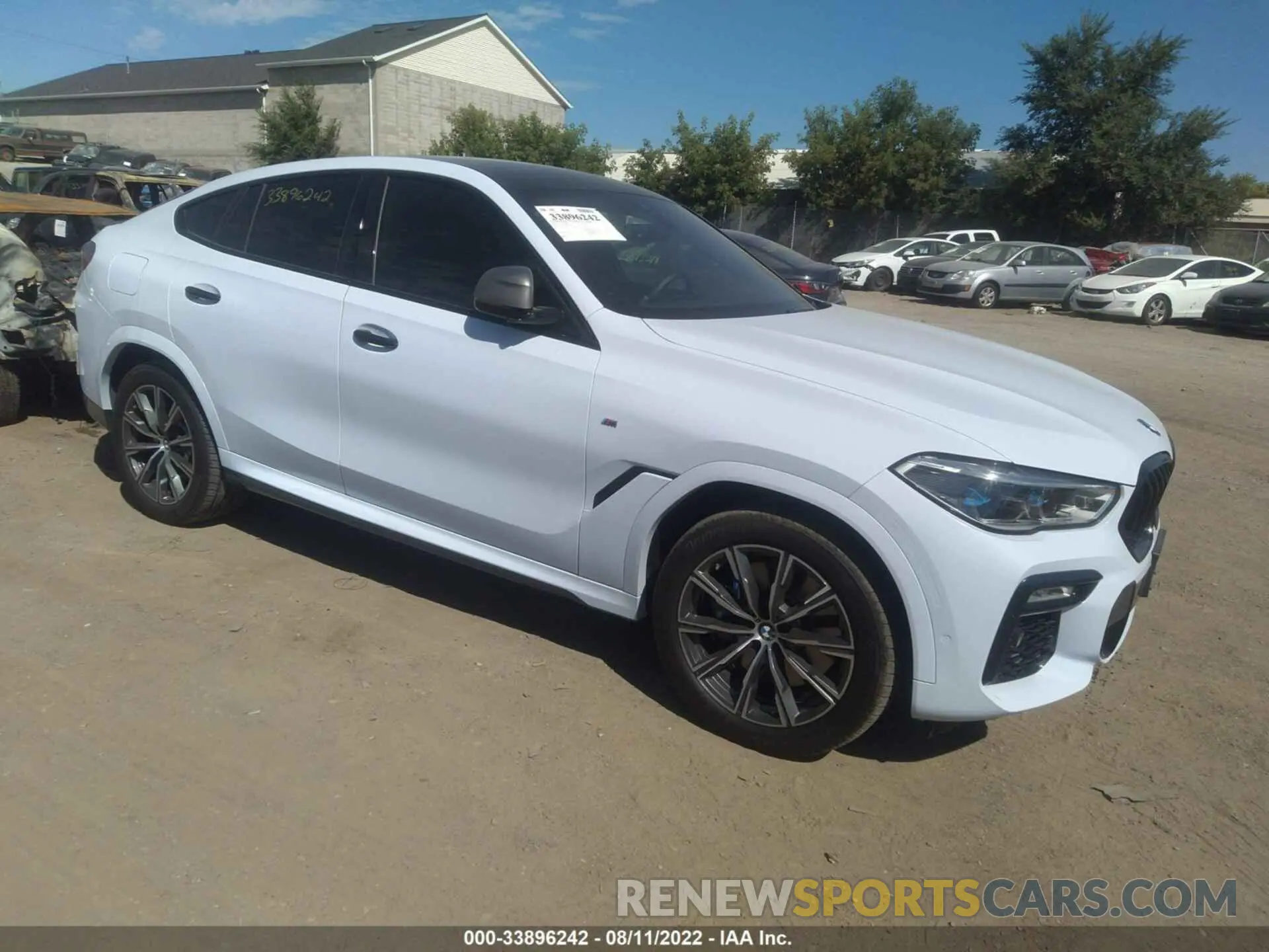 1 fotografías del automóvil dañado 5UXCY8C07M9D74124 BMW X6 2021