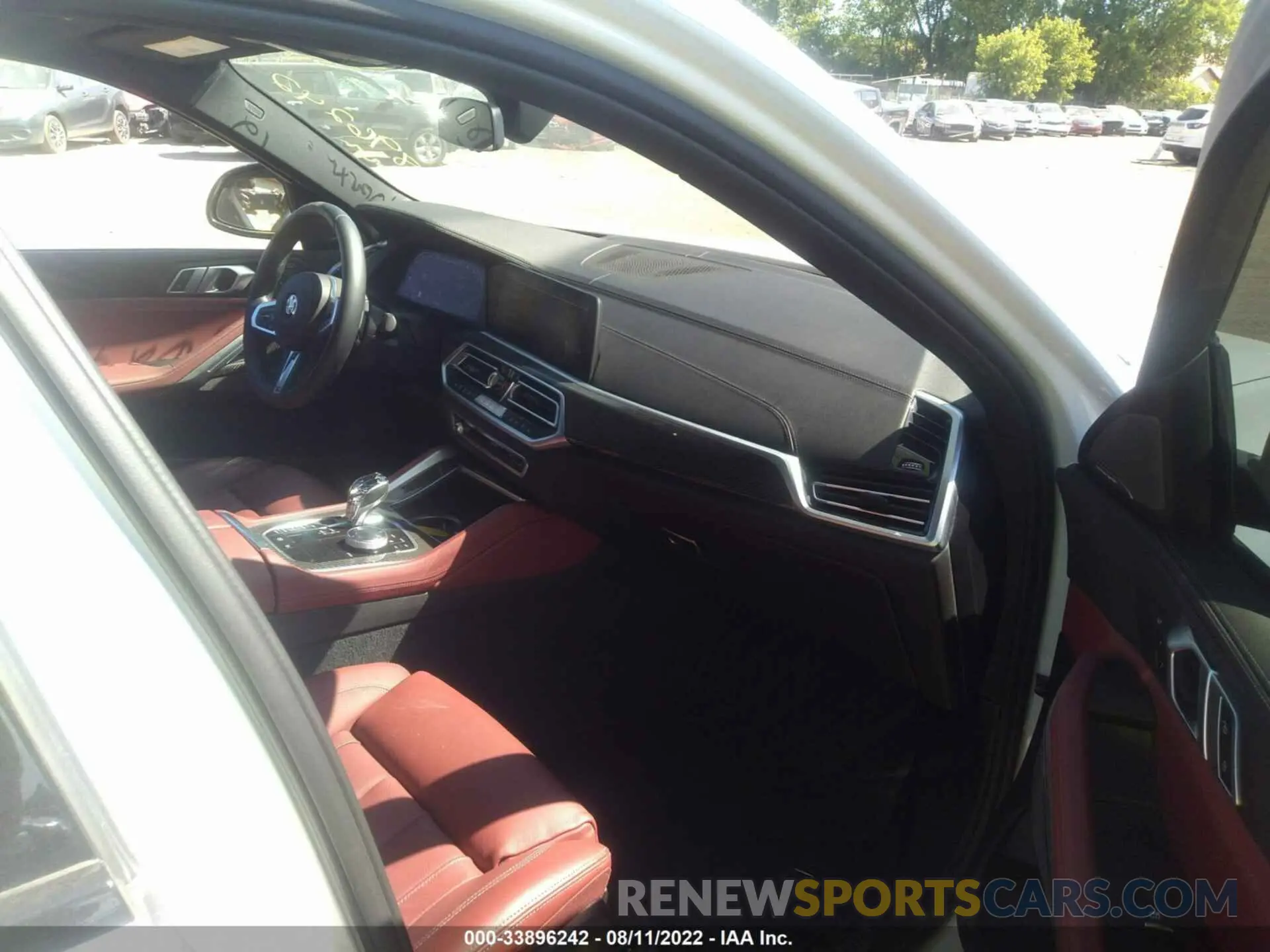 5 fotografías del automóvil dañado 5UXCY8C07M9D74124 BMW X6 2021
