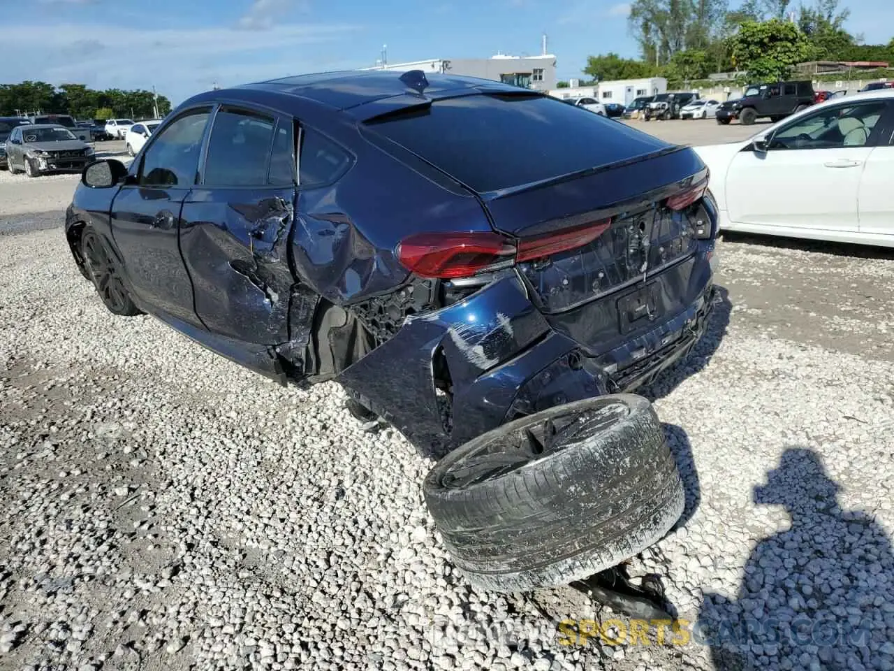 3 fotografías del automóvil dañado 5UXCY8C09M9E66884 BMW X6 2021