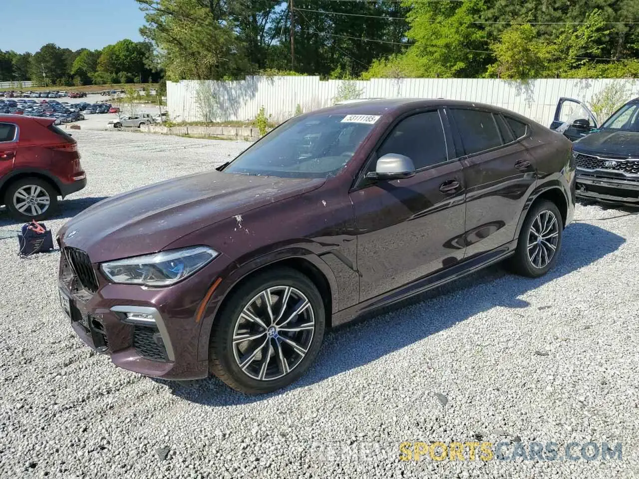 1 fotografías del automóvil dañado 5UXCY8C0XM9G19675 BMW X6 2021