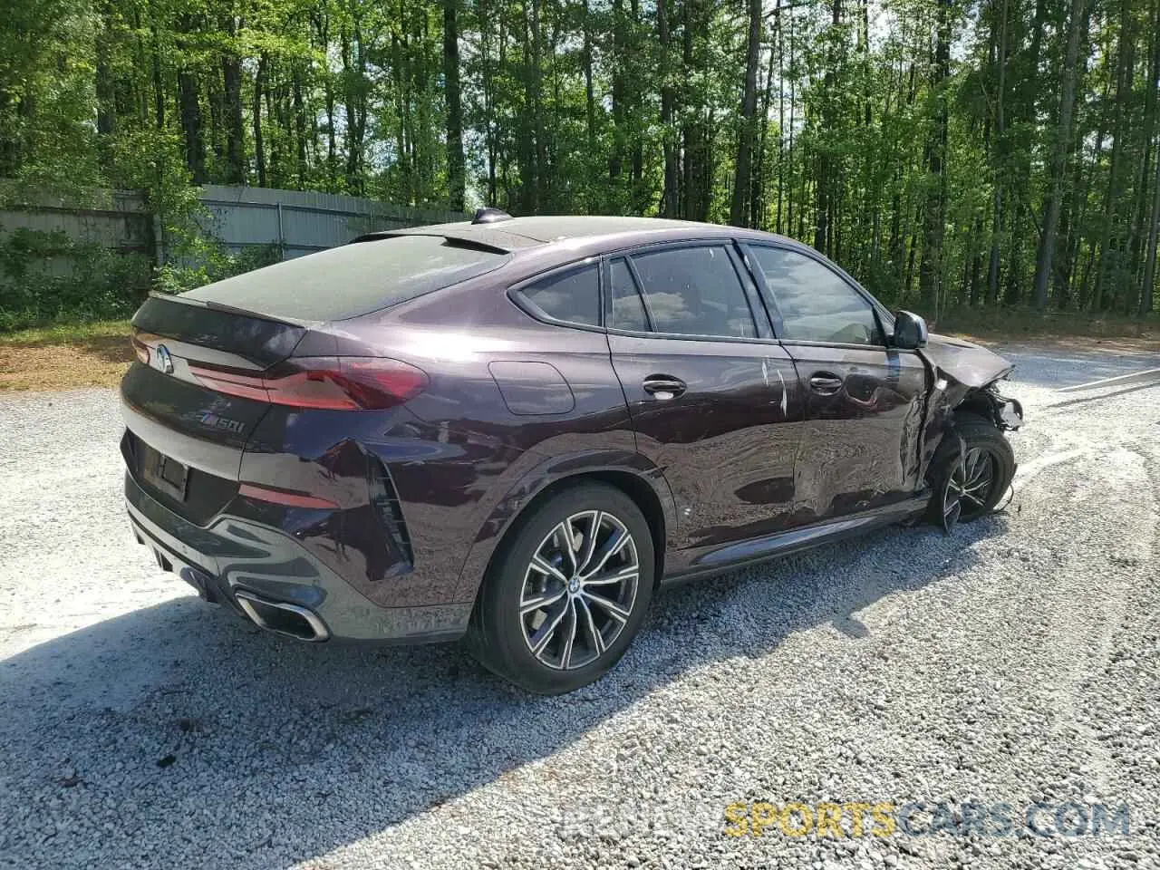 3 fotografías del automóvil dañado 5UXCY8C0XM9G19675 BMW X6 2021