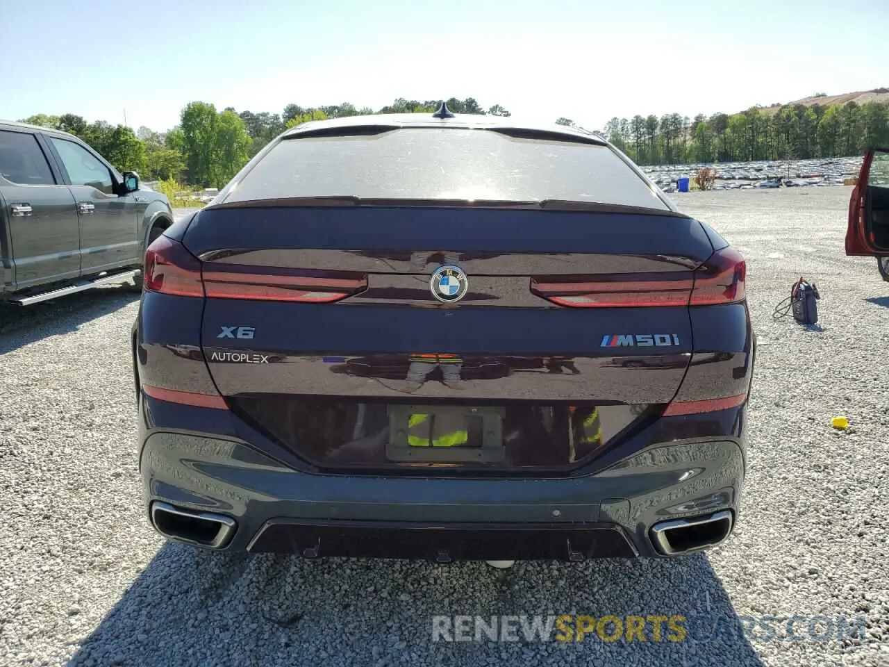 6 fotografías del automóvil dañado 5UXCY8C0XM9G19675 BMW X6 2021