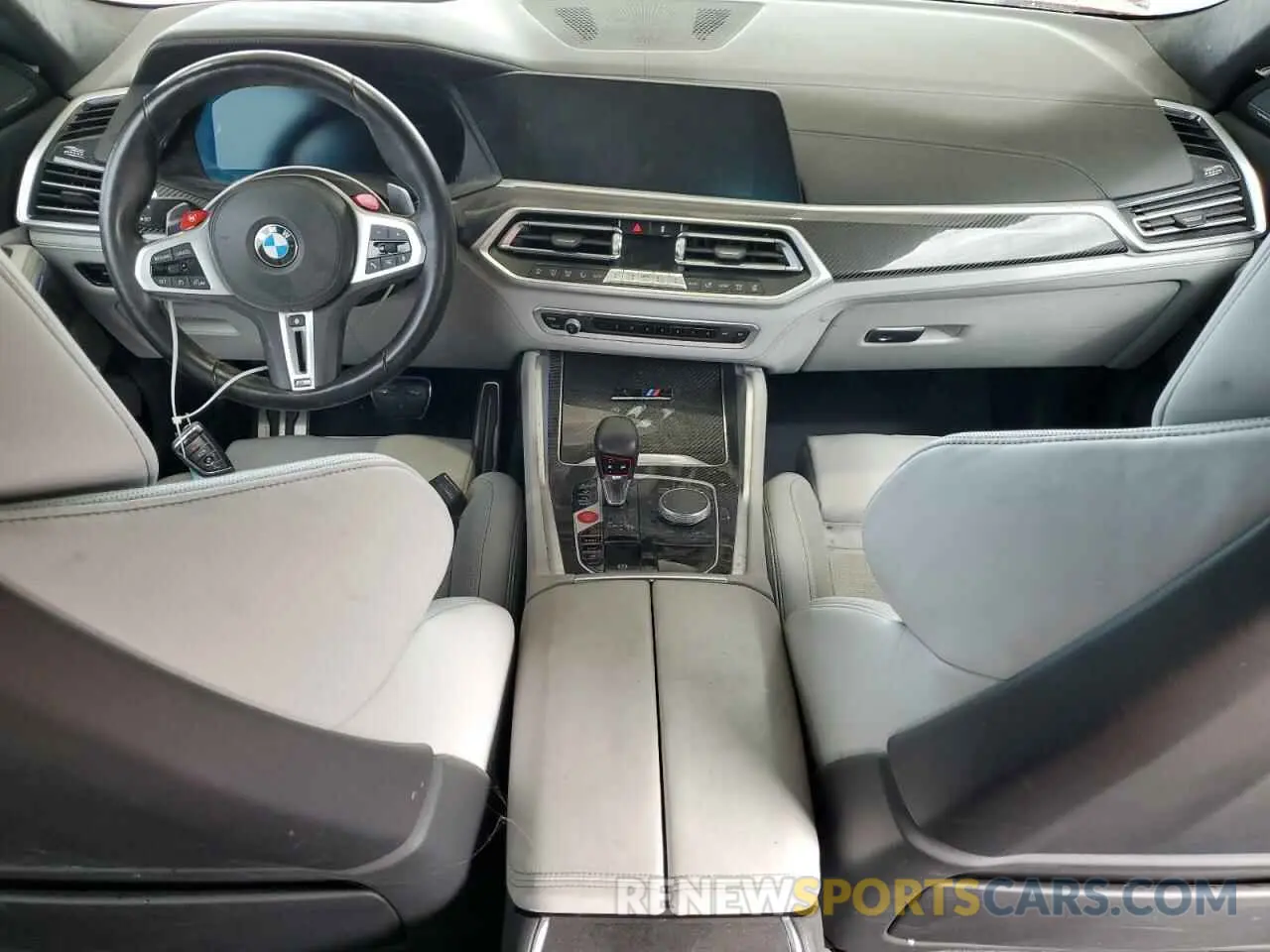 8 fotografías del automóvil dañado 5YMCY0C0XM9H79257 BMW X6 2021