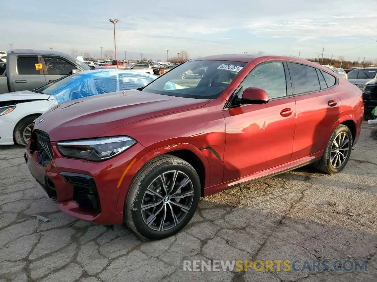 1 fotografías del automóvil dañado 5UXCY6C00N9K08840 BMW X6 2022