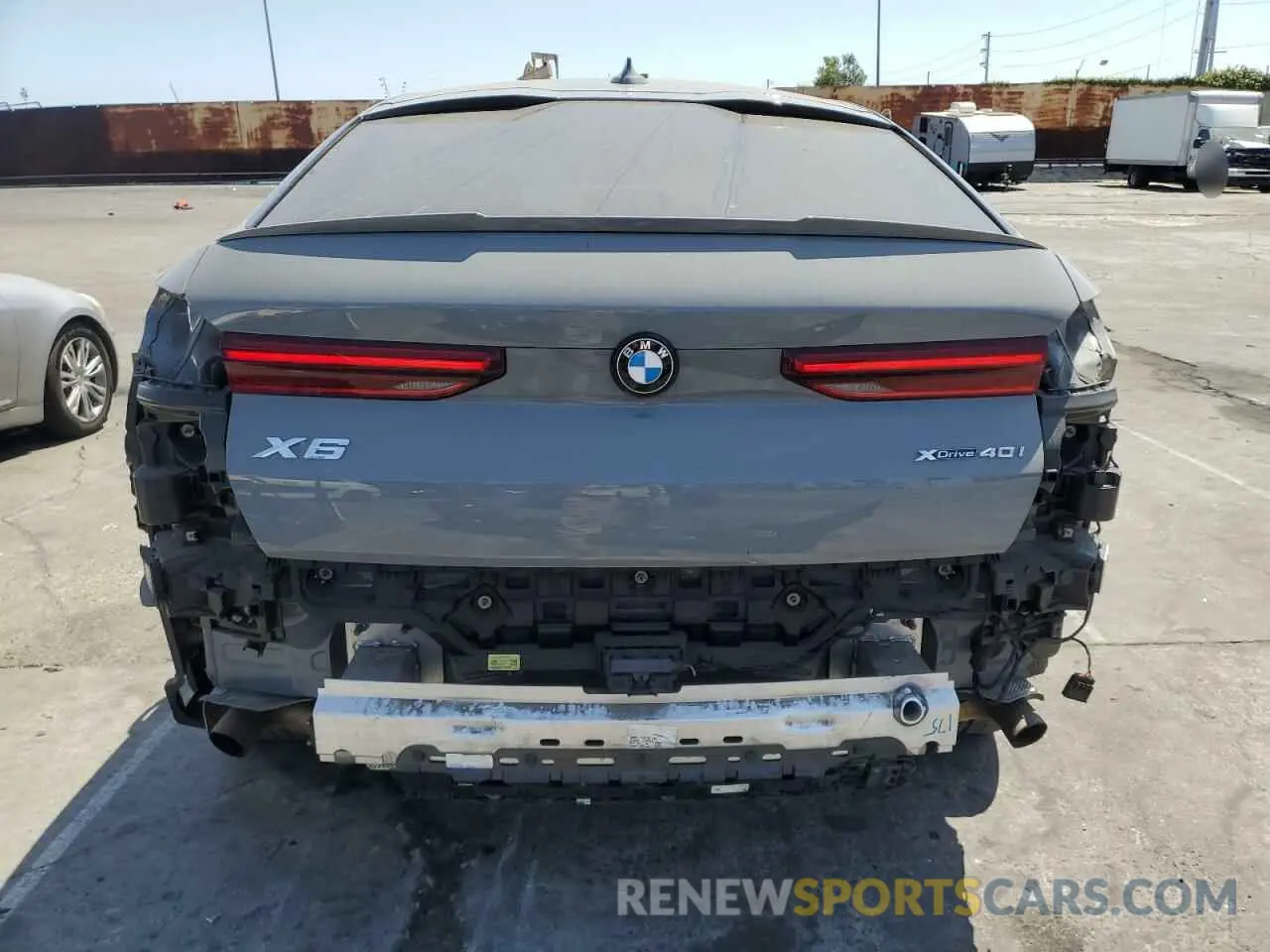 6 fotografías del automóvil dañado 5UXCY6C01N9M95573 BMW X6 2022