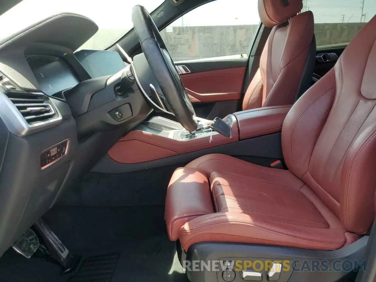 7 fotografías del automóvil dañado 5UXCY6C01N9M95573 BMW X6 2022
