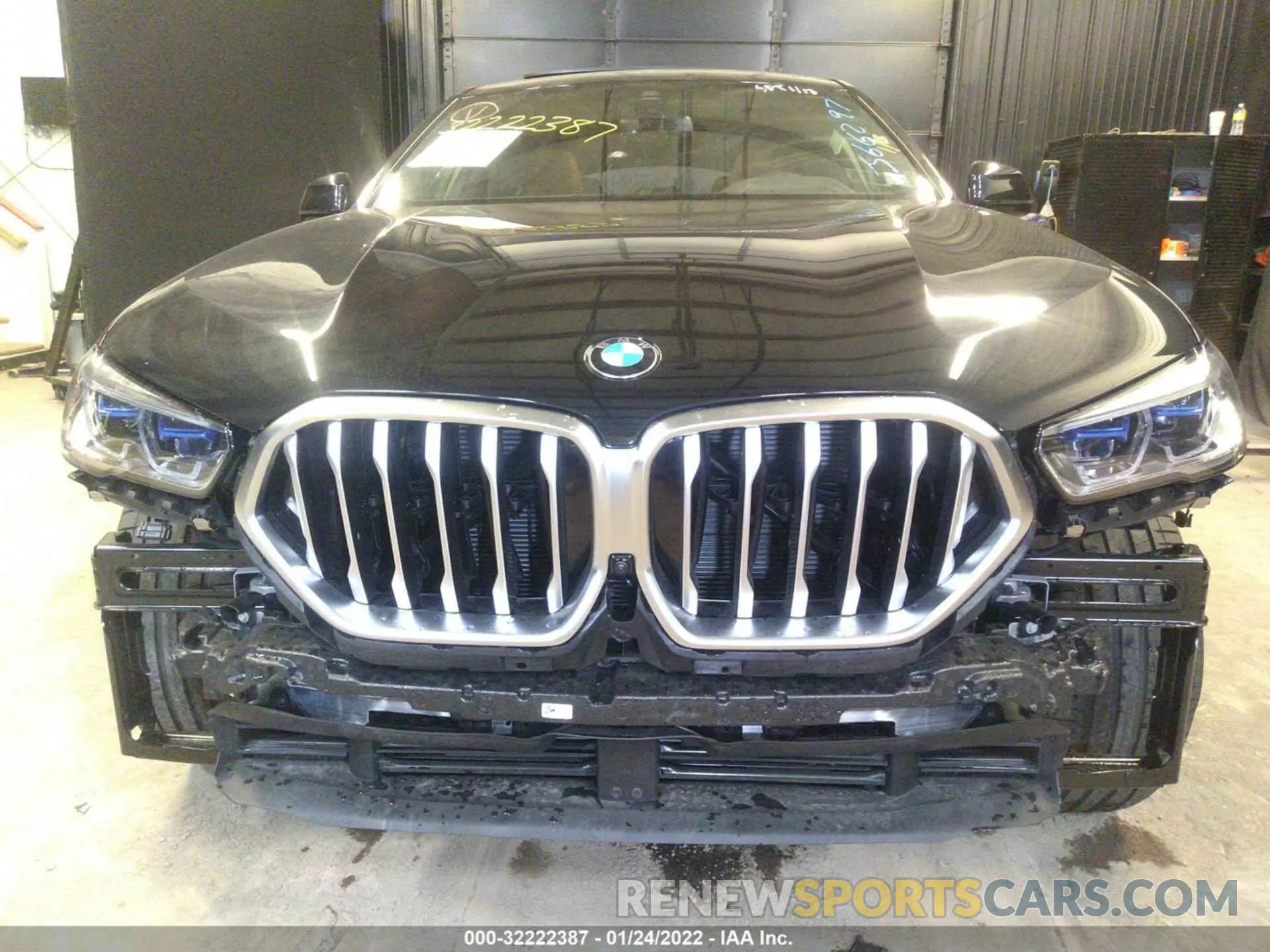 6 fotografías del automóvil dañado 5UXCY6C02N9J66297 BMW X6 2022