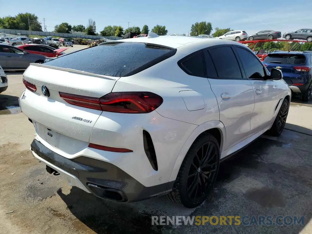 3 fotografías del automóvil dañado 5UXCY6C03N9L82224 BMW X6 2022