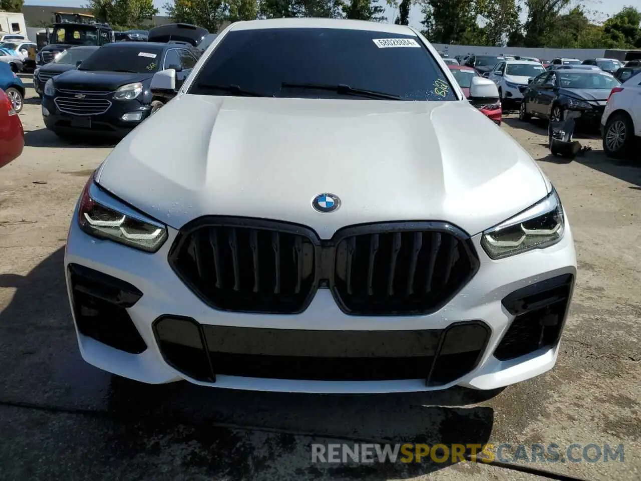 5 fotografías del automóvil dañado 5UXCY6C03N9L82224 BMW X6 2022