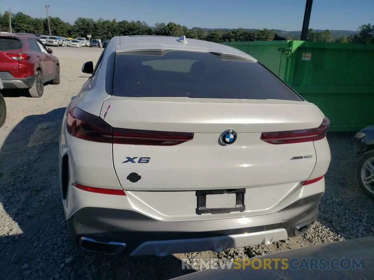 6 fotografías del automóvil dañado 5UXCY6C07N9K75399 BMW X6 2022