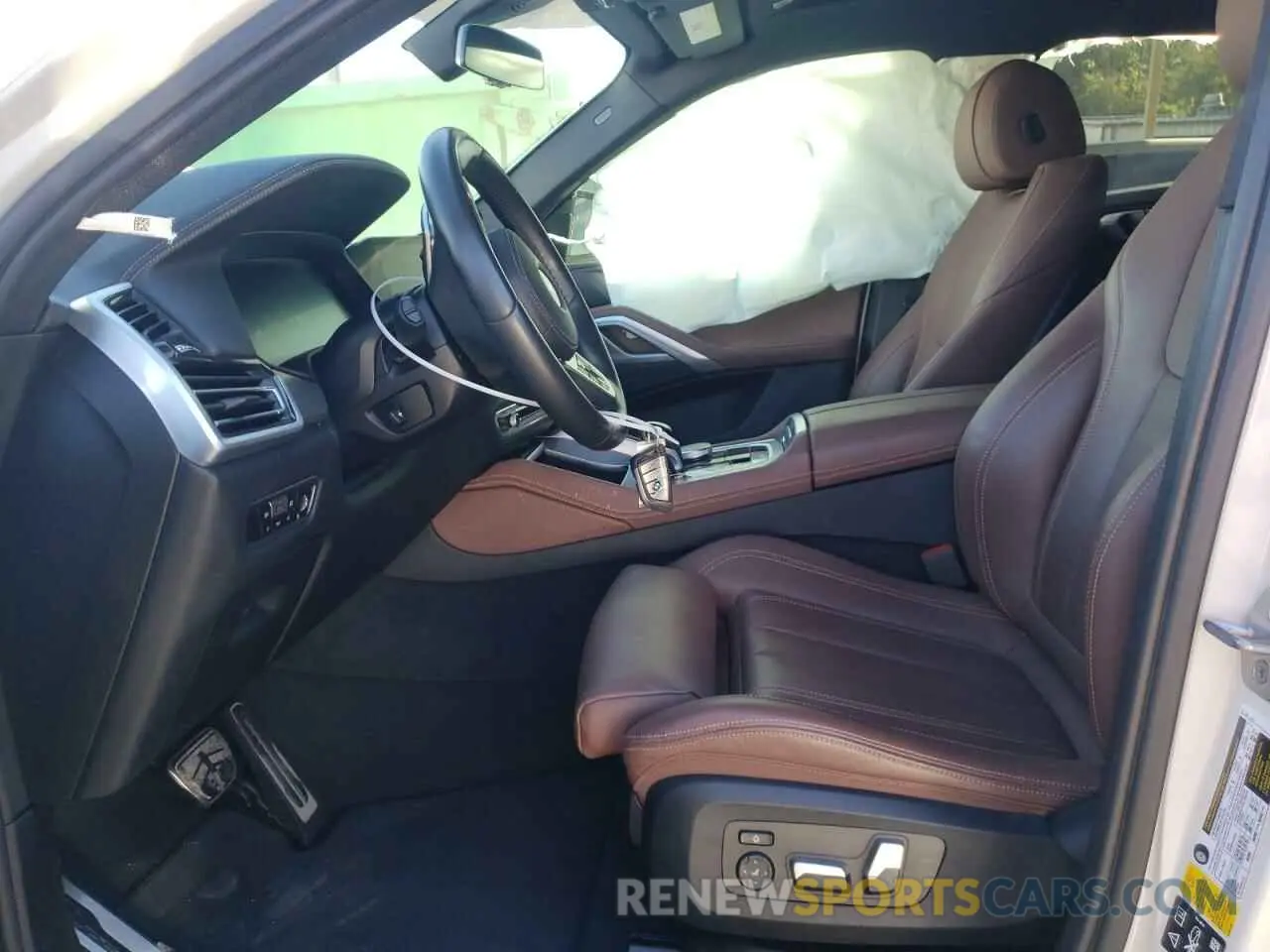 7 fotografías del automóvil dañado 5UXCY6C07N9K75399 BMW X6 2022