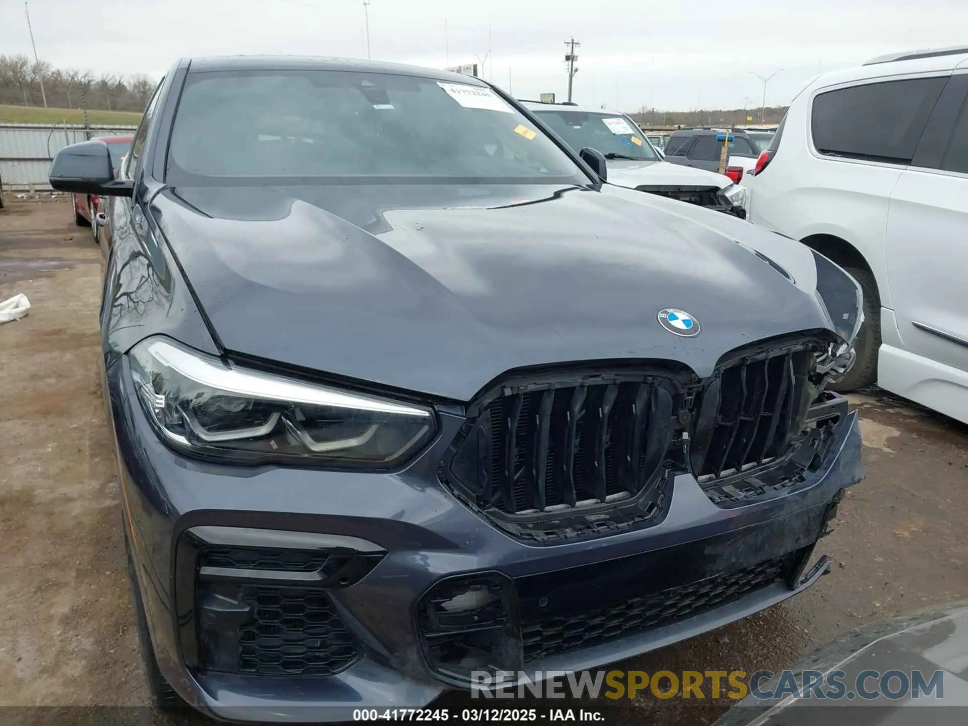 13 fotografías del automóvil dañado 5UXCY6C08N9N30013 BMW X6 2022