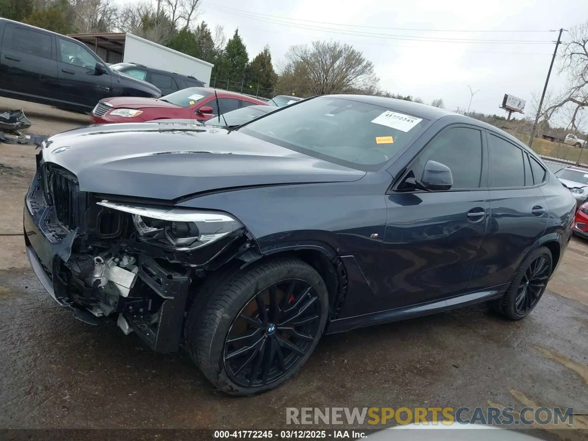 15 fotografías del automóvil dañado 5UXCY6C08N9N30013 BMW X6 2022